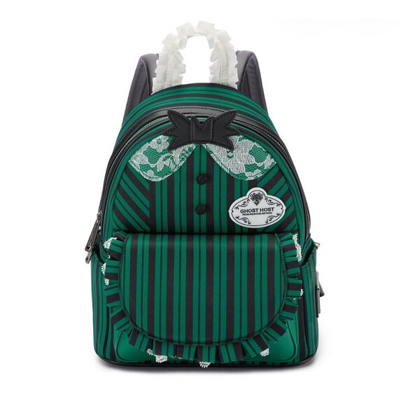 NWT Loungefly Disney Haunted Mansion Ghost Host Backpack Ears Set Halloween main image 8